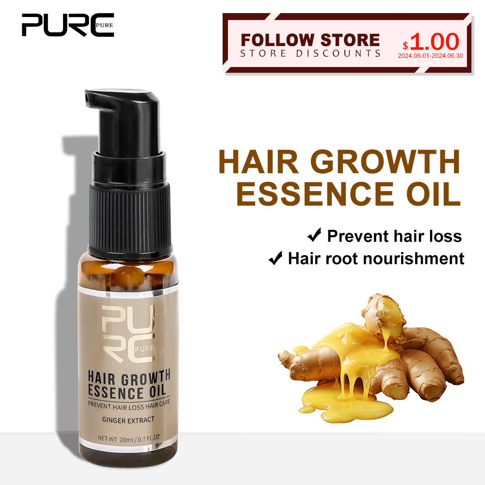 Hair Care Ginseng - PURC Saç Uzatma Yağı Zencefil &