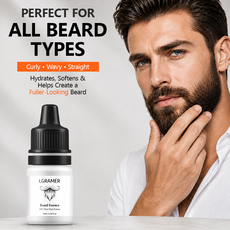 Hair Care Natur - Erkekler için Sakal Uzatma Serumu Yüzdeki