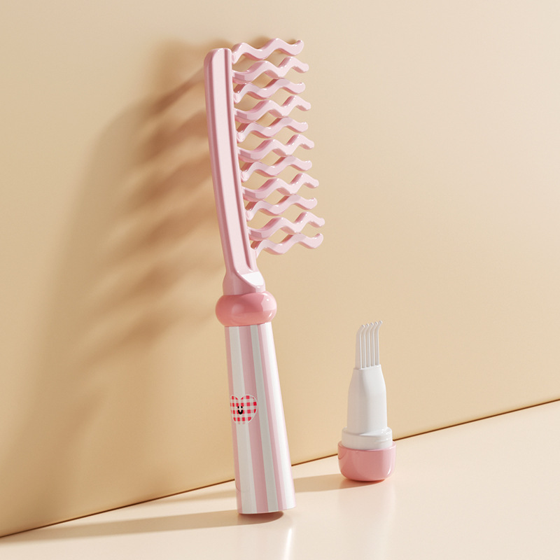 Hair Care For Wavy Hair - Çift Sıralı Dalgalı Dişli Saç Şekillendirme