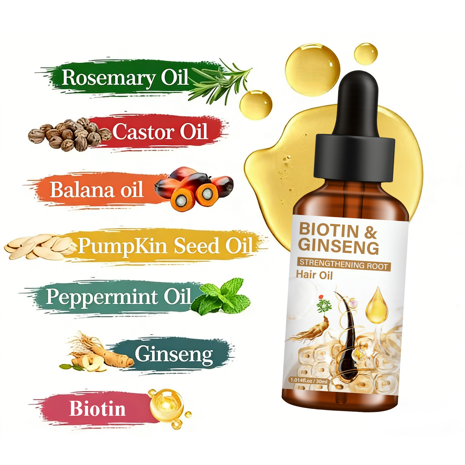 Biyotin Ginseng Saç Bakım Yağı - Hair Care Ginseng incelemesi ve fiyatı