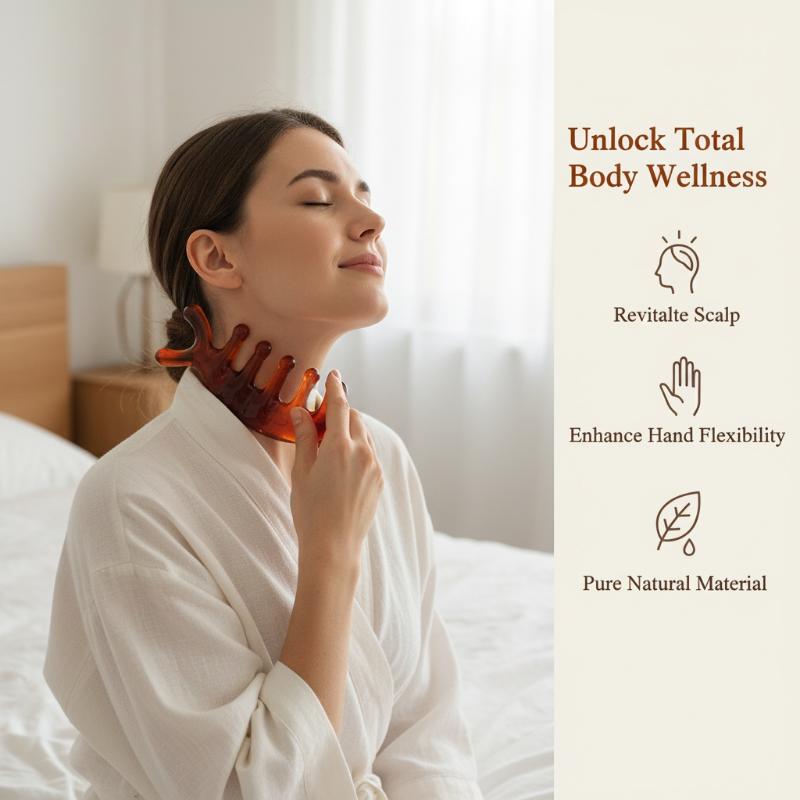Reçine Saç Derisi Masaj Tarağı - Hair Care Daily Routine incelemesi ve fiyatı