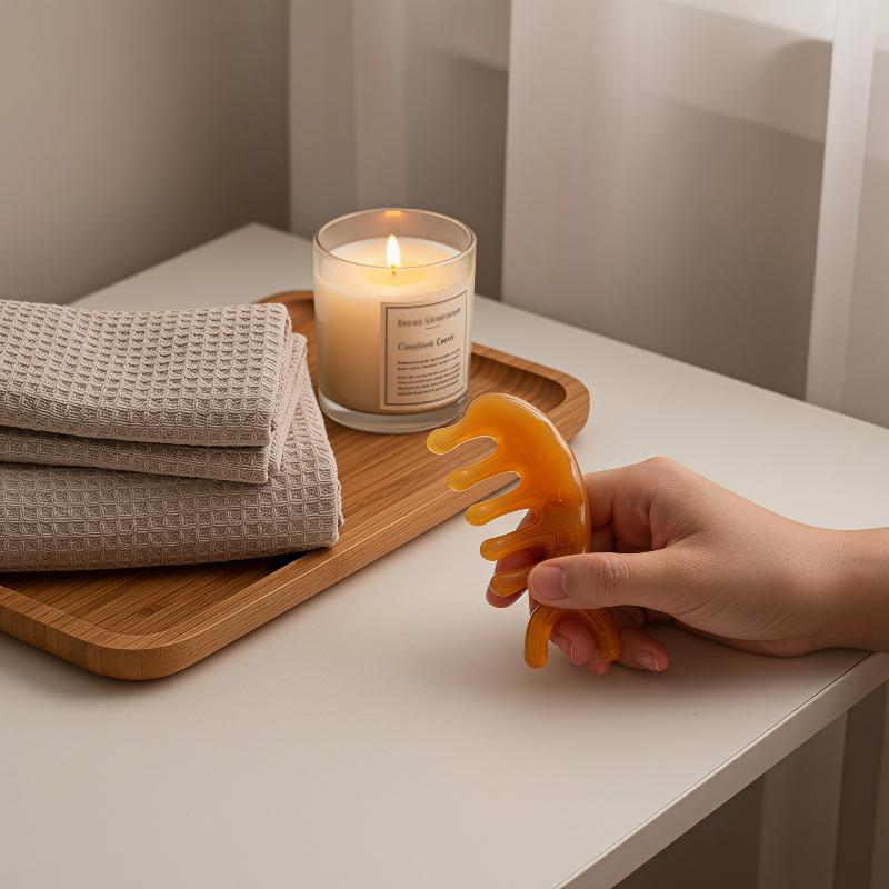 Reçine Saç Derisi Masaj Tarağı - Hair Care Daily Routine incelemesi ve fiyatı